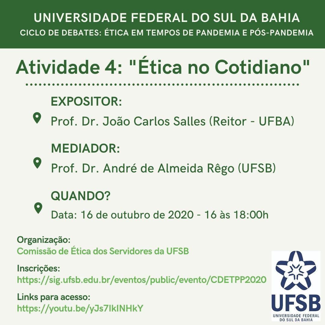 Ética no Cotidiano  Curso de Filosofia - Universidade Federal da